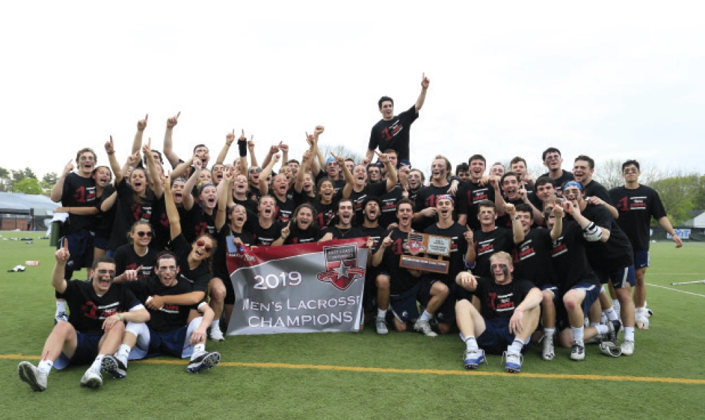 Men's Lacrosse 2019 Champion team