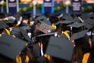 Students at Graduation