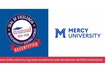 Mercy University Seal of Excelencia Recertified 