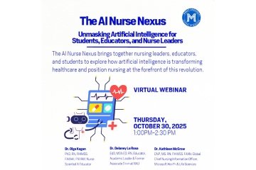 The AI Nurse Nexus flier invitation