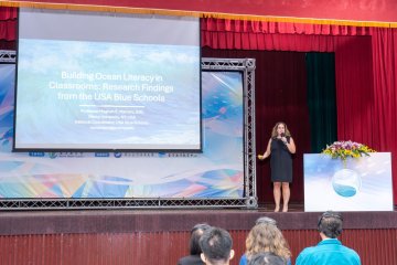 Mercy University Professor Delivers Keynote at International Ocean Literacy Conference in Taiwan