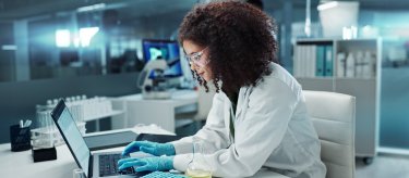 chemist working