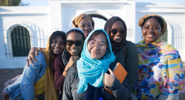 Students studying abroad in South Africa