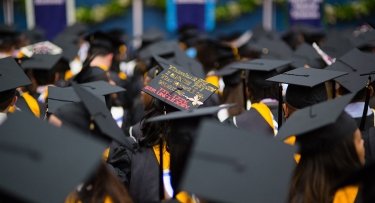 Students at Graduation