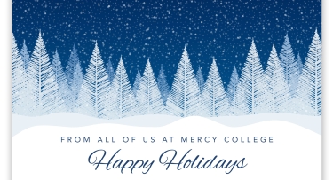 Mercy College holiday card 2021