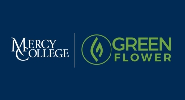 Mercy logo and Green Flower logo