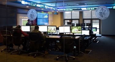 Bloomberg trading room