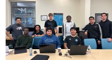 Mercy University Cyber Club students