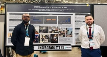 STEM Ready Students with their winning poster at 2025 AISES Conference