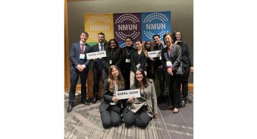 Model UN team at Model UN Conference in Washington, DC
