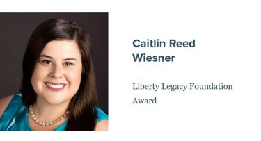 Caitlin Wiesner Liberty Legacy Foundation Award