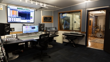 Mercy's music production Studio A.