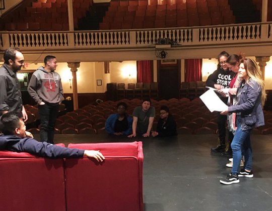 Theater Club rehearsal