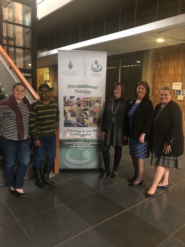 Dr. Toglia and others at the lecture in South Africa 
