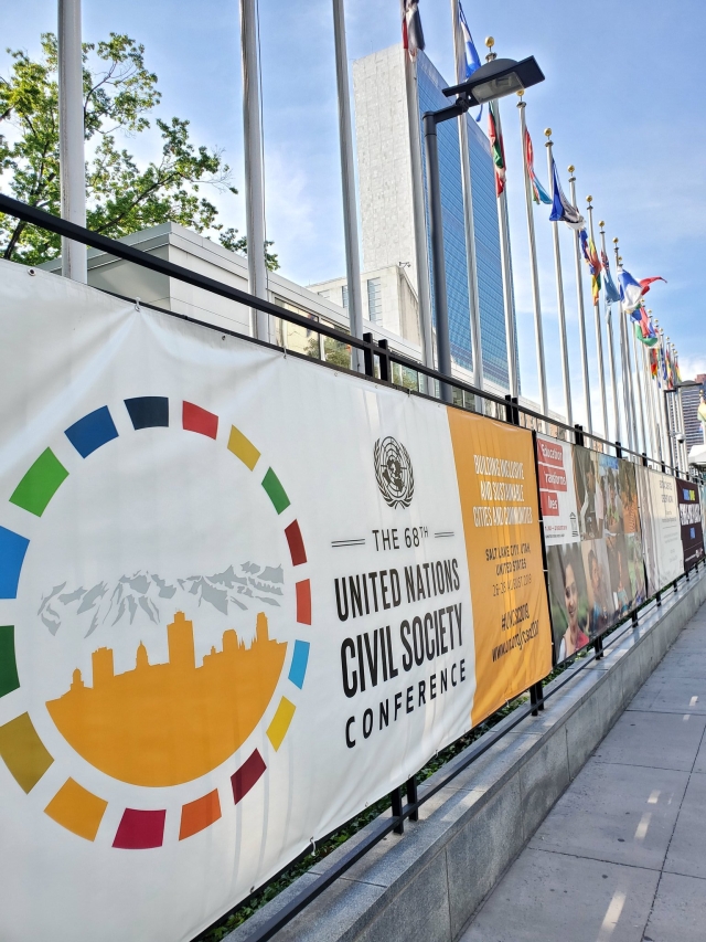 Scenes from 68th United Nations Civil Society Conference
