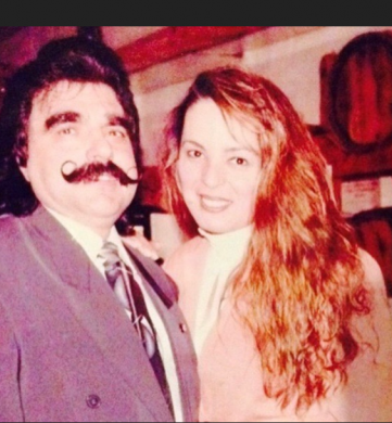 Eleni and Her father years ago