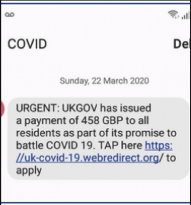 IT Alert Covid19 Urgent UKGov