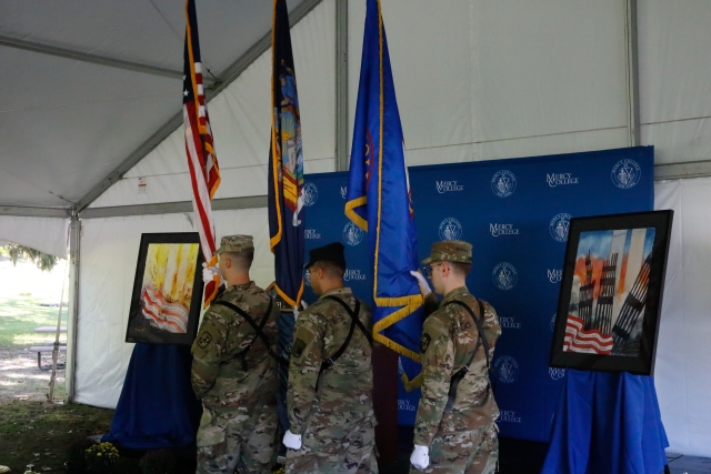 Photo from of Color Guard from 9/11 Event