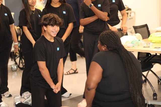 White Plains Youth Bureau students experience Mercy University's nursing simulation laboratory