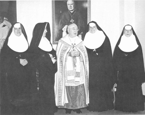 Sisters of Mercy and Cardinal Spellman 