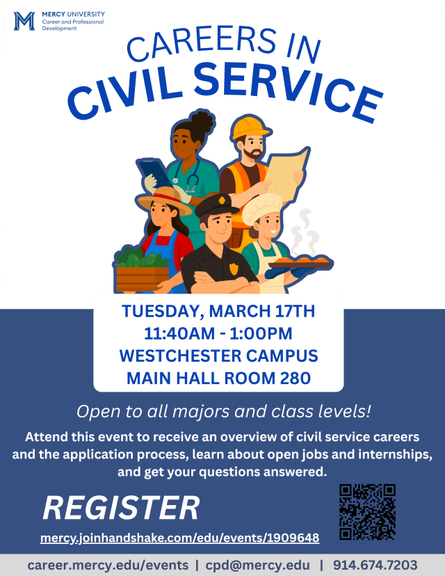 Careers in Civil Service flyer