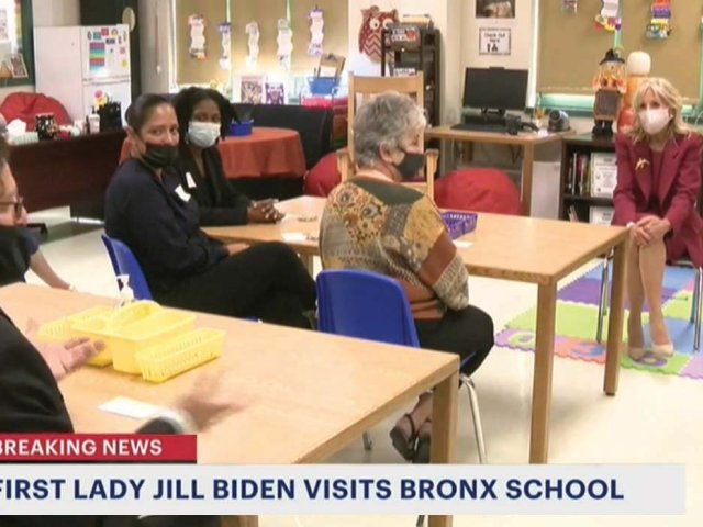 Jill Biden Visits Bronx School