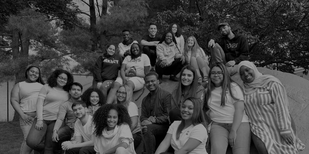 Group of Mercy College students